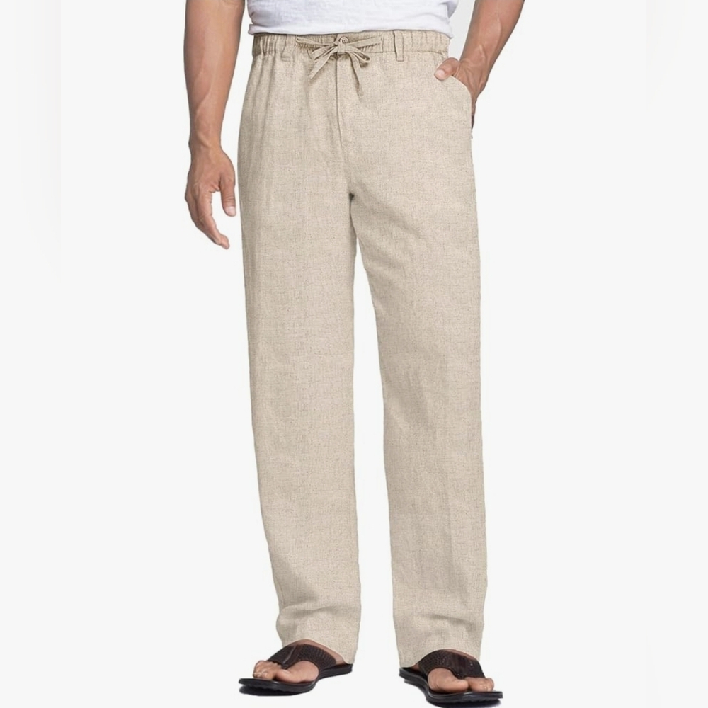 Linen Elastic Pants